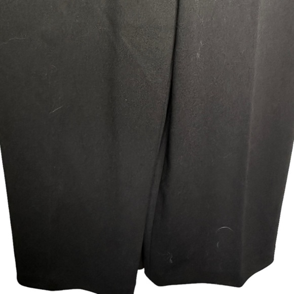 Karl Lagerfeld Paris Black Jumpsuit with Pearl Buttons - Picture 3 of 6